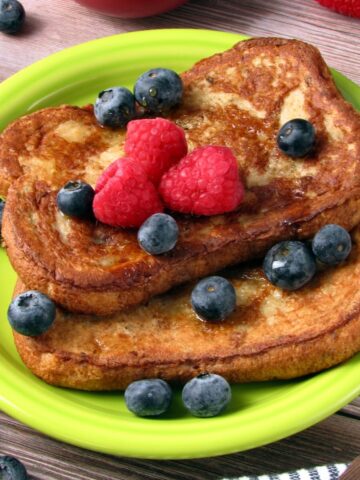 Vegan Eggless French Toast recipe by Joyful Balance.